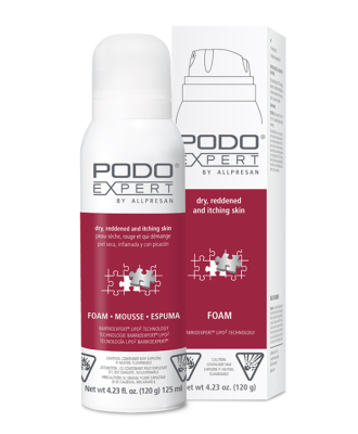  Allpresan® pedicare krémová pena na pokožku nôh náchylnú na mykózy