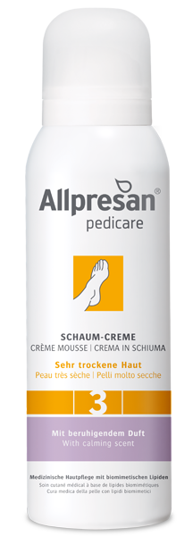 Allpresan® pedicare krémová pena na veľmi suchú pokožku nôh s upokojujúcou vôňou