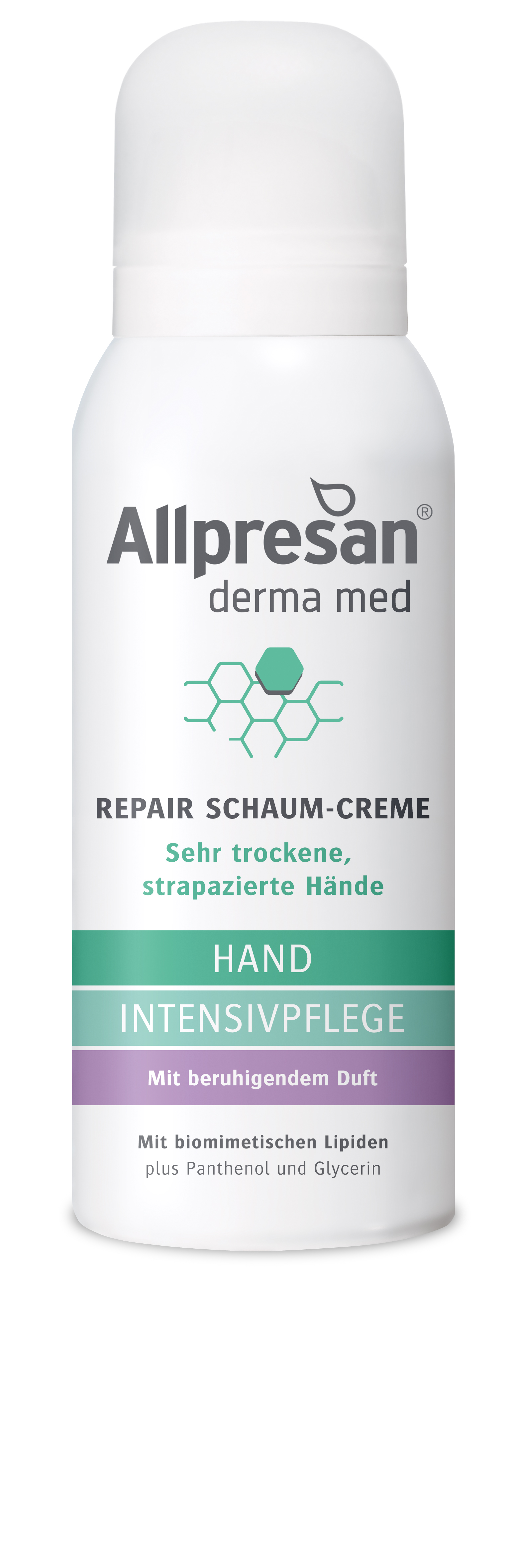 Allpresan Derma Med regeneračná krémová pena HAND intenzívna starostlivosť s upokojujúcou vôňou